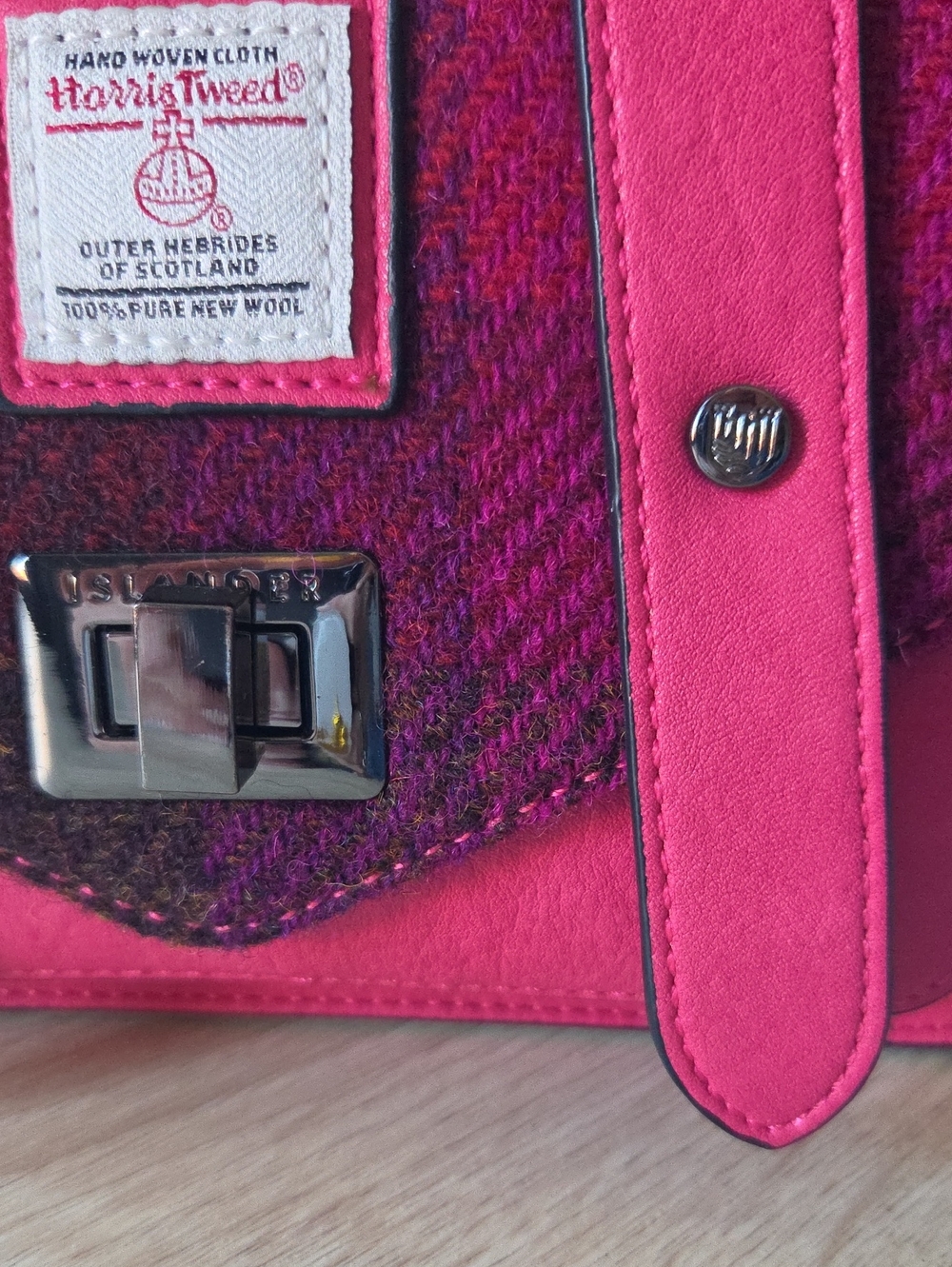 Islander Mini Satchel With Harris Tweed - Picture 3 of 10
